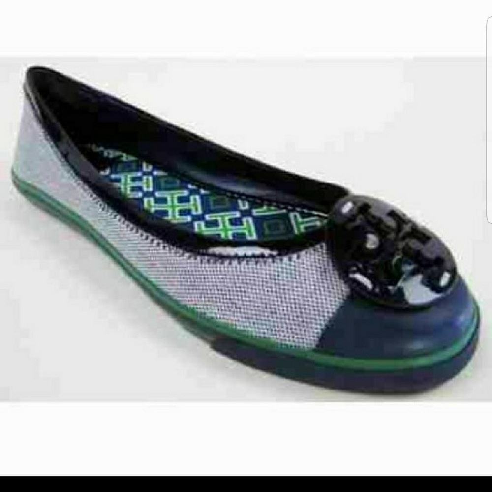 Tory Burch canvas flats